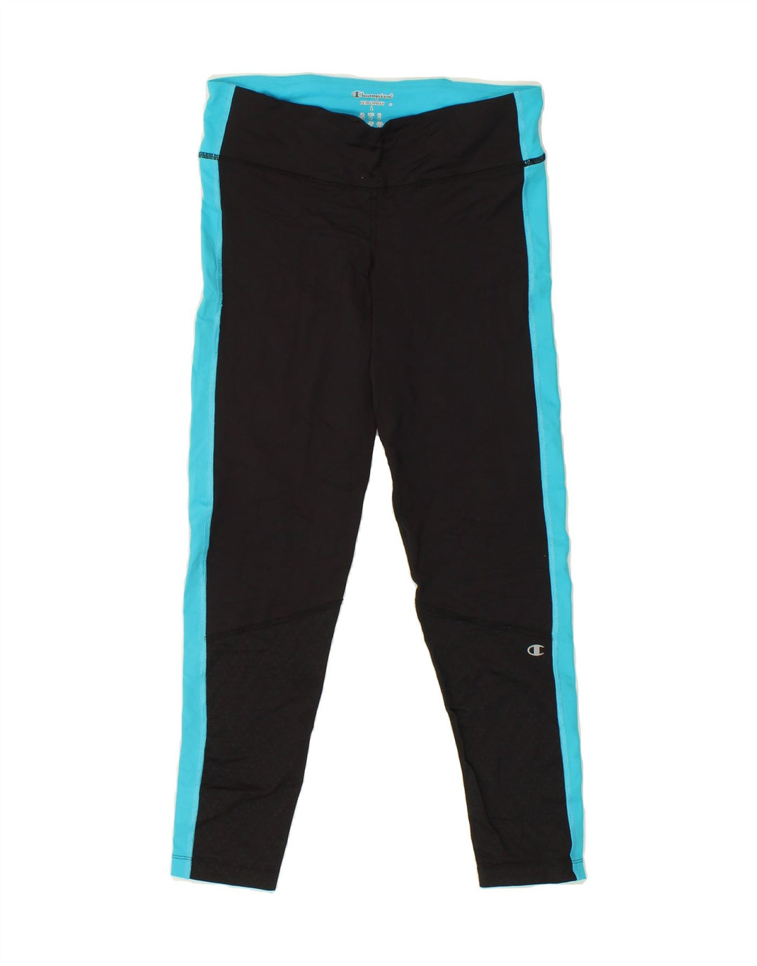 CHAMPION Womens Leggings UK 14 Large Black Colourblock Vintage Champion and Second-Hand Champion from Messina Hembry 