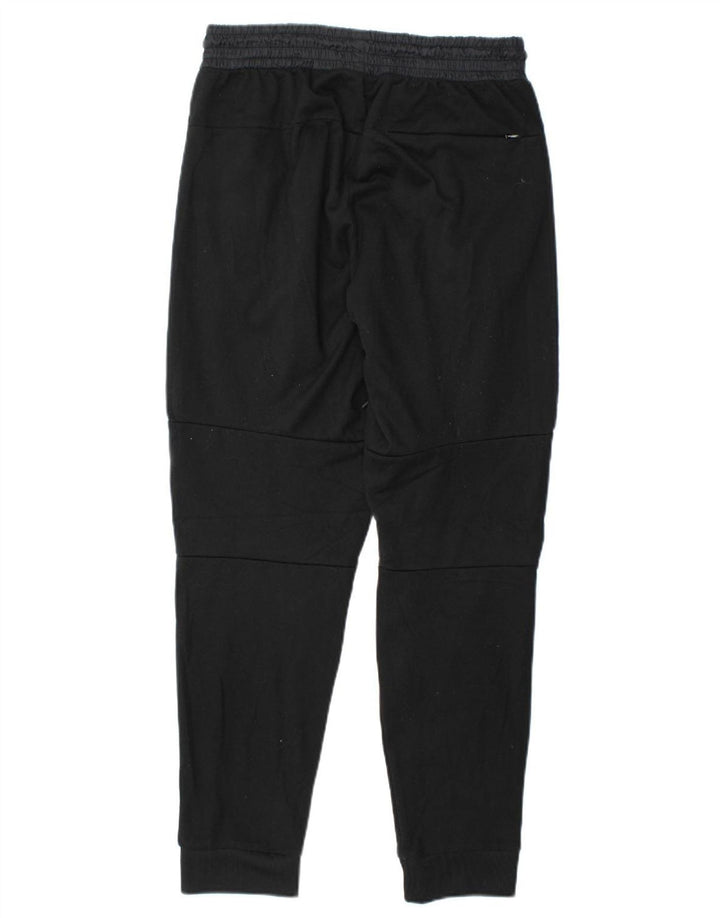 ADIDAS Mens Graphic Tracksuit Trousers Joggers Medium  Black Cotton