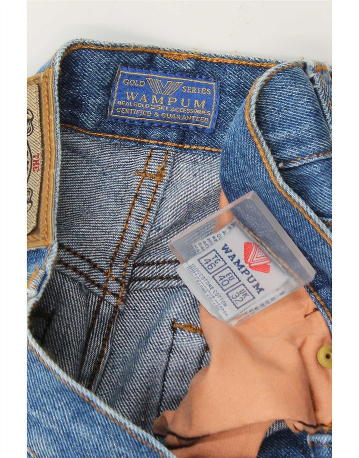 Jeans dritti da uomo Wampum W32 L31 cotone blu