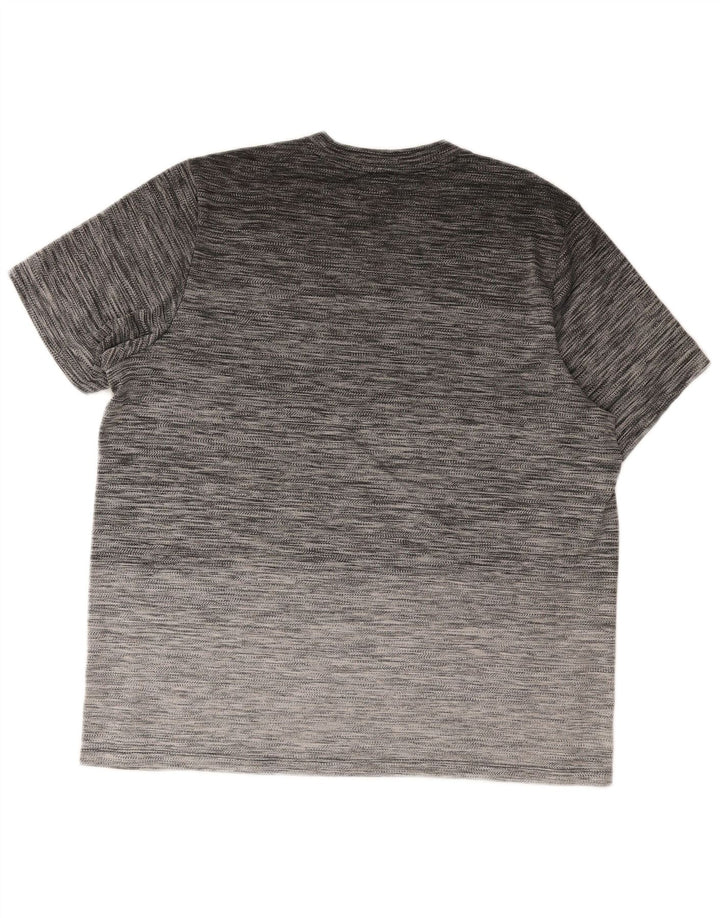 T-shirt Adidas da uomo Top grigio medio chiazzato