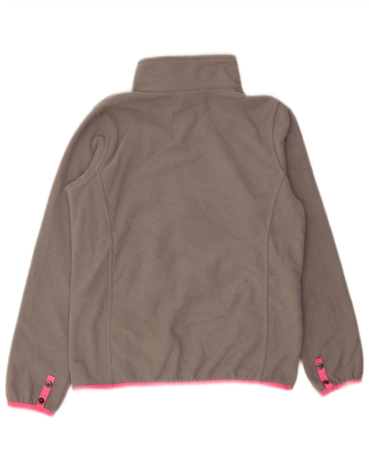Giacca in pile The North Face per ragazze 10-11 anni grigio medio chiazzato