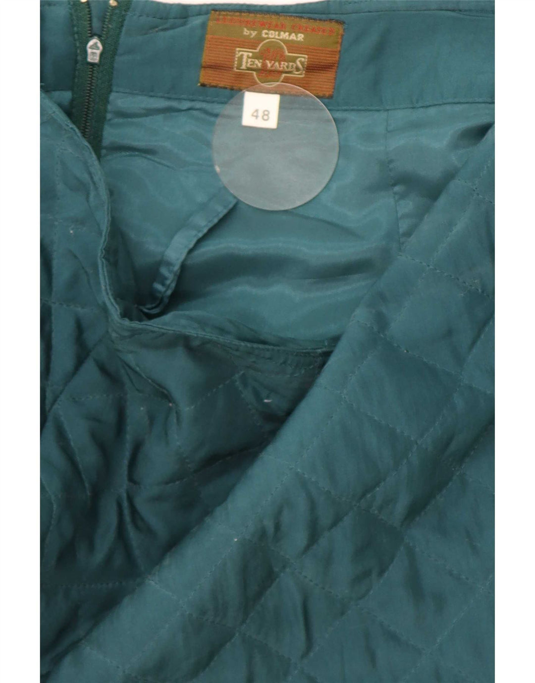 Gonna a tubino trapuntata da dieci iarde da donna Colmar IT 48 media W29 verde