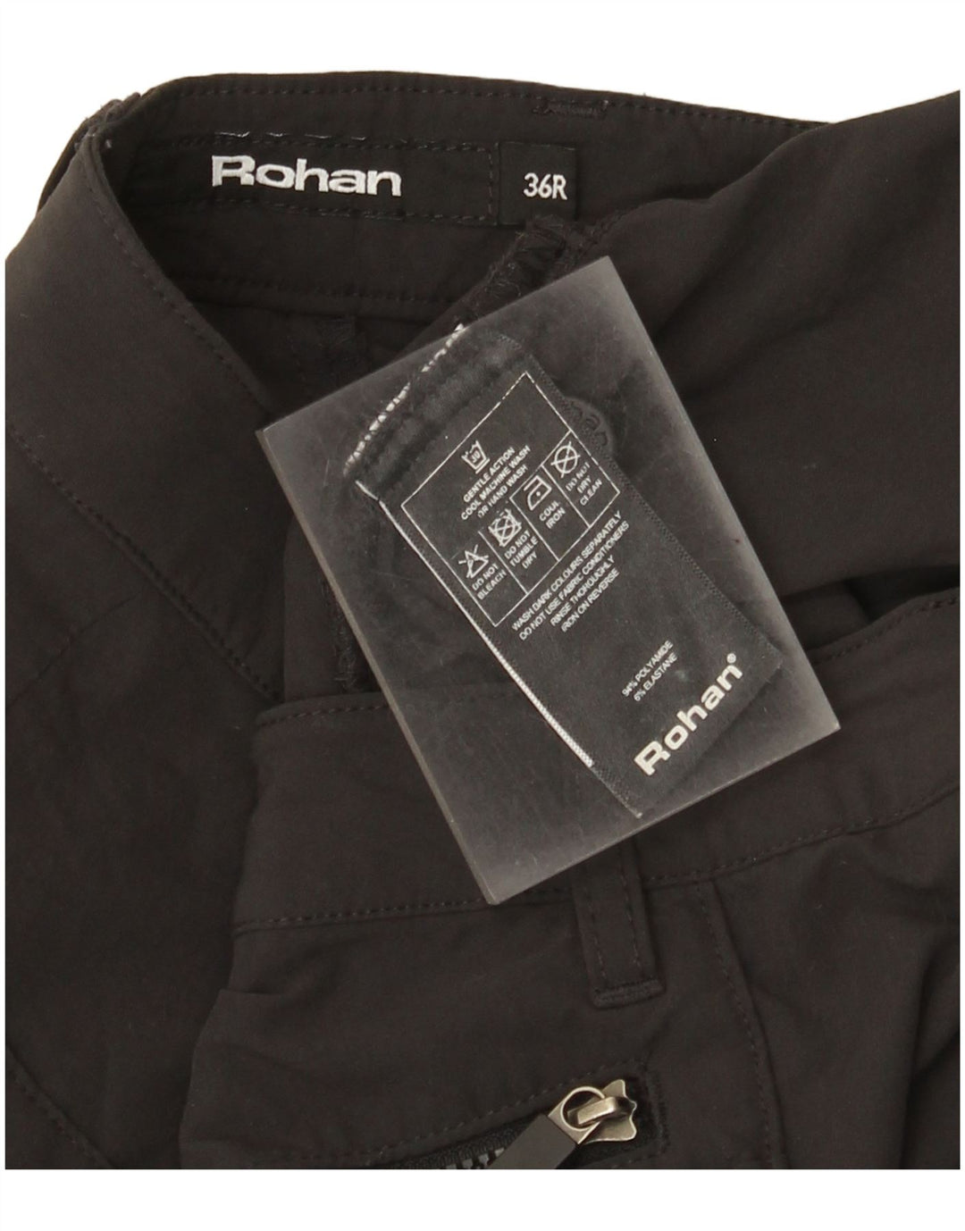 Pantaloni cargo dritti da donna Rohan W36 L31 Poliammide grigio