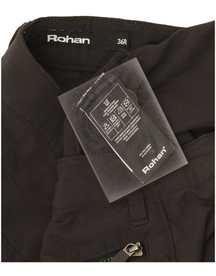 Pantaloni cargo dritti da donna Rohan W36 L31 Poliammide grigio