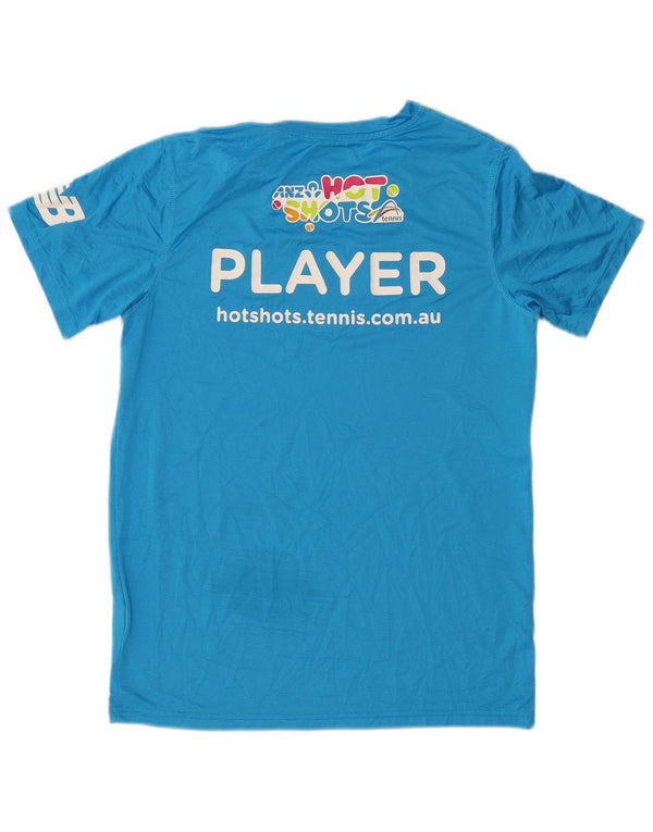 Maglietta grafica per ragazzi New Balance Top 15-16 anni 2XL Blu Colourblock