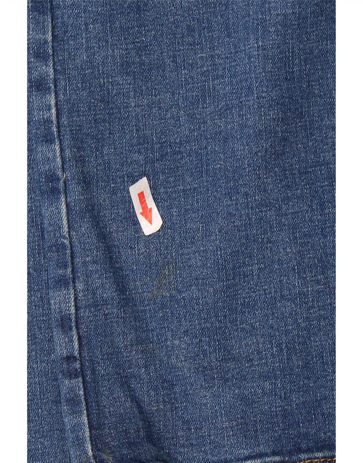 Jeans dritti da uomo WRANGLER W34 L30 cotone blu
