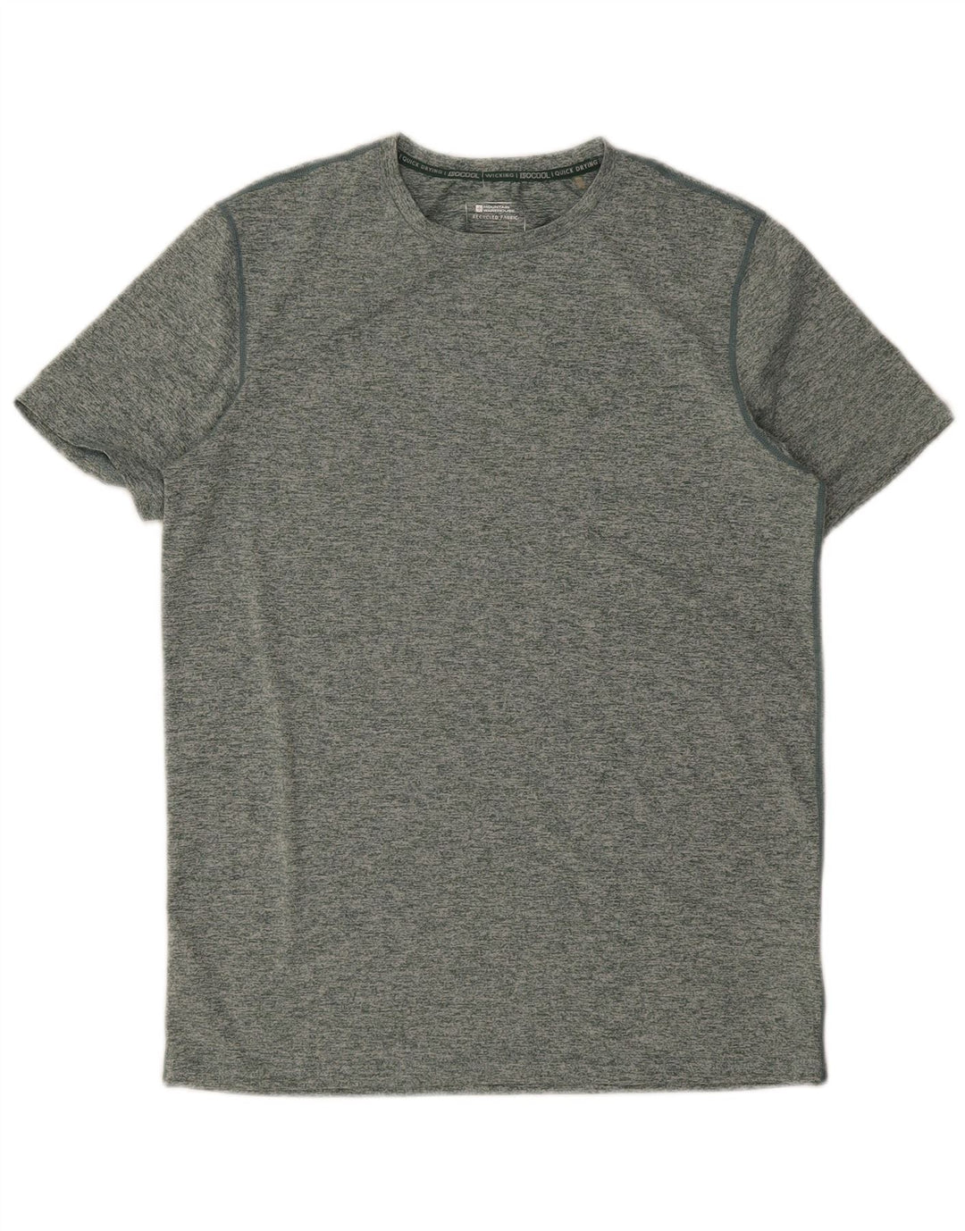 MOUNTAIN WAREHOUSE T-shirt da uomo Top piccolo in poliestere screziato verde