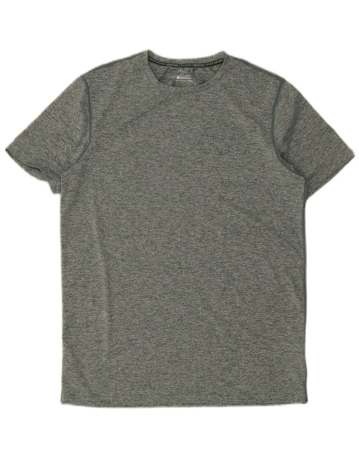 MOUNTAIN WAREHOUSE T-shirt da uomo Top piccolo in poliestere screziato verde