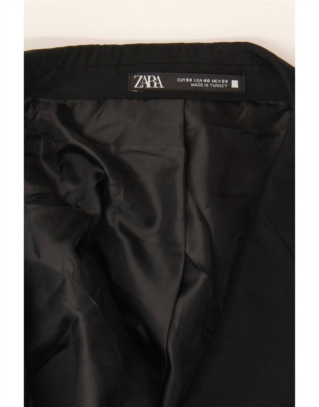 Giacca blazer a 2 bottoni da uomo Zara EU 50 media nera