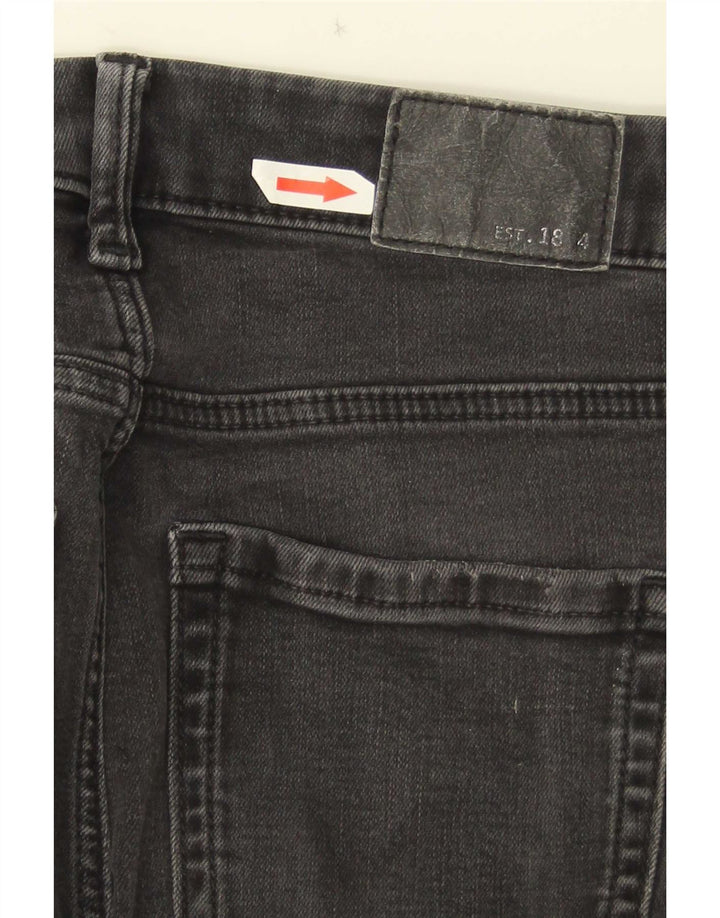 Jeans dritti Marks & Spencer da donna Sienna UK 8 piccoli W24 L30 grigi