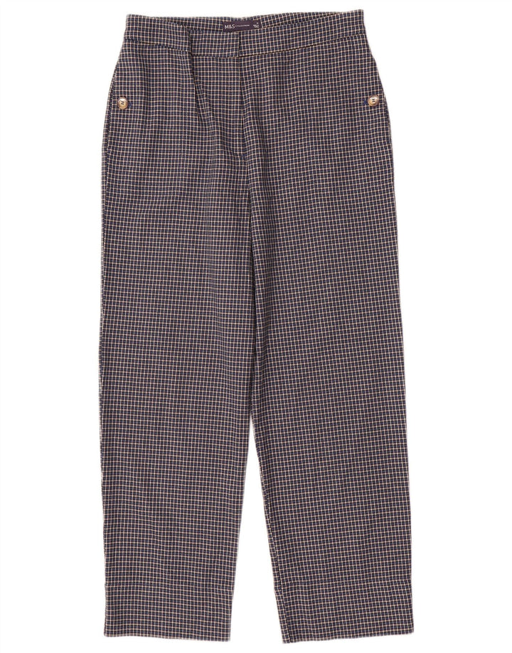 Pantaloni corti da donna Marks & Spencer UK 10 piccoli W28 L25 blu