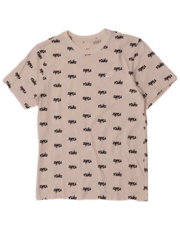 T-shirt grafica da uomo Nike Top piccola bianca