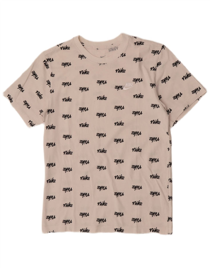 T-shirt grafica da uomo Nike Top piccola bianca