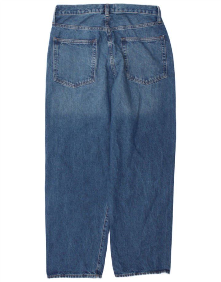 Jeans larghi da donna Gap W29 L30 cotone blu navy