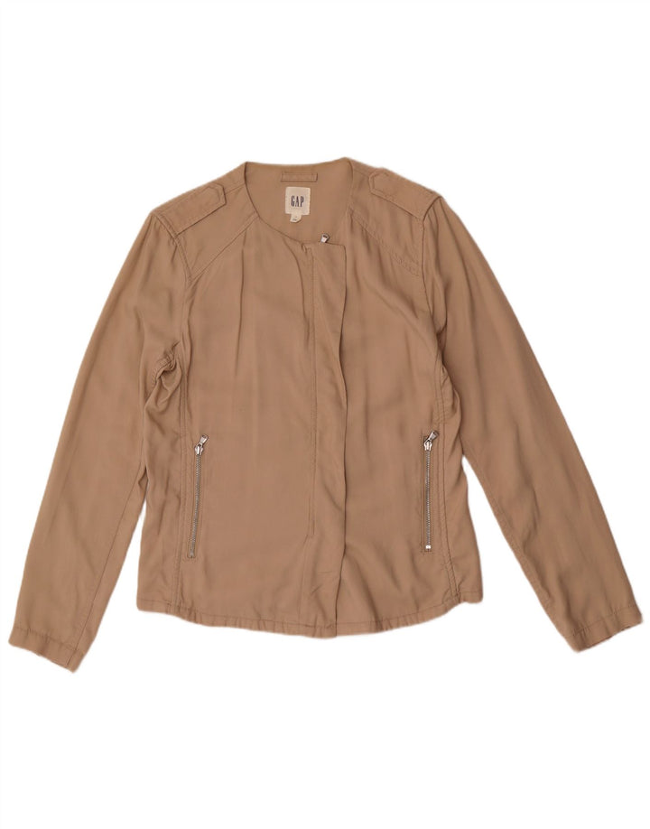 Giacca militare oversize da donna Gap UK 10 Small Beige Lyocell