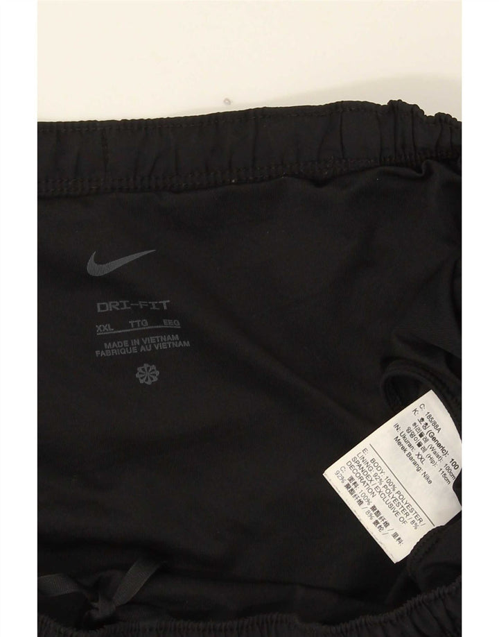 Pantaloncini sportivi Nike Dri Fit da uomo 2XL poliestere nero