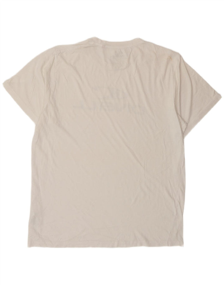 T-shirt grafica da uomo con vestibilità regolare O'Neill XL in cotone bianco