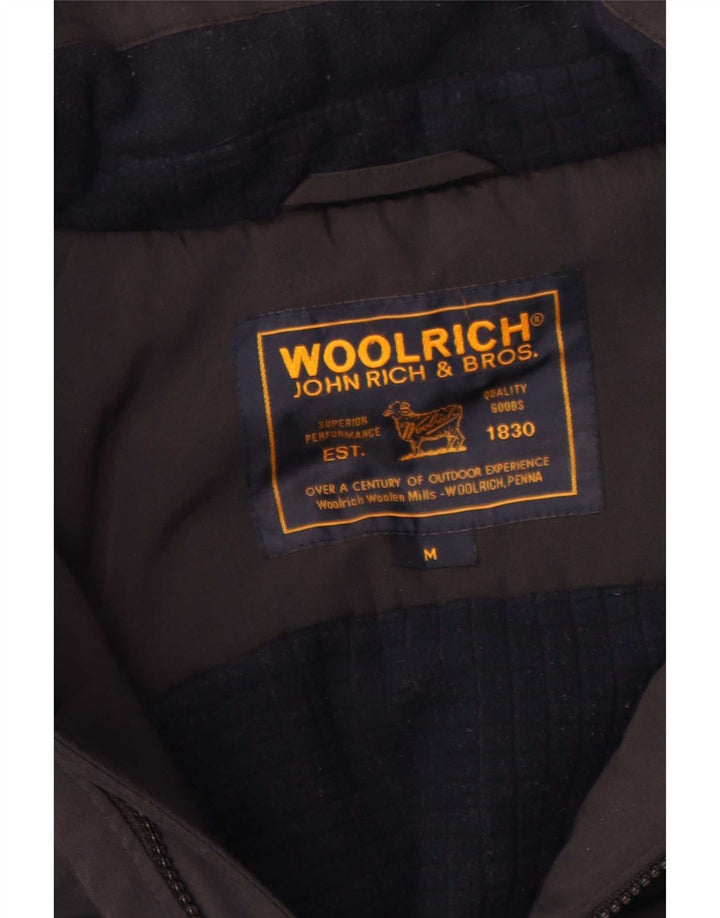 Giacca imbottita bomber con cappuccio da uomo Woolrich UK 38 media nera