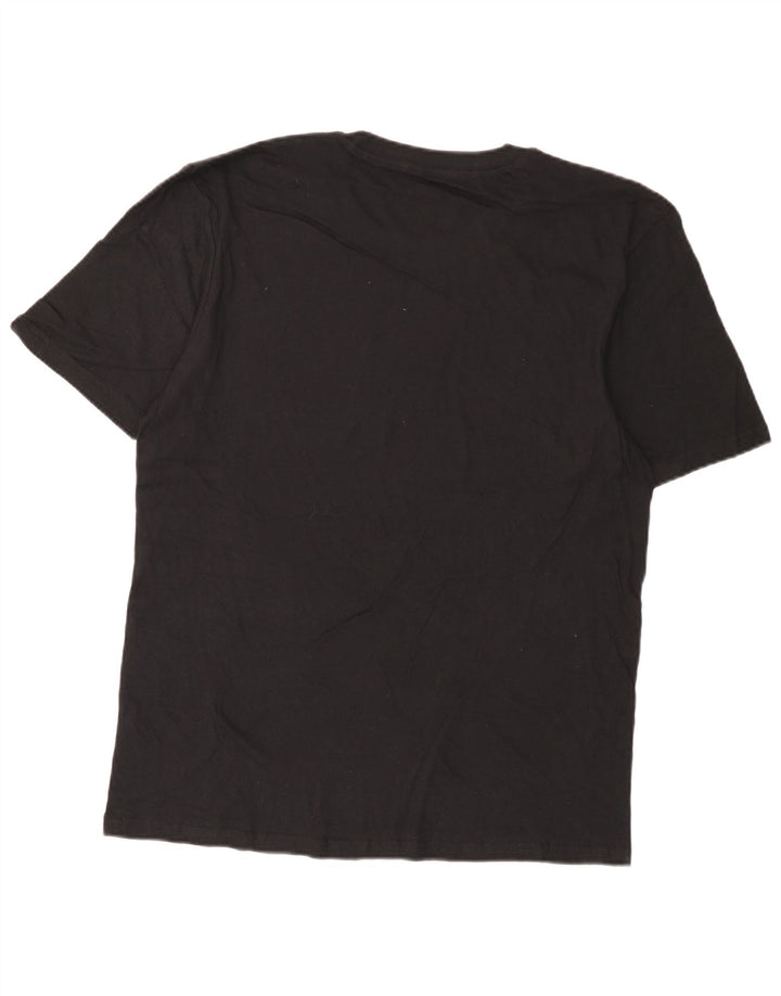 T-shirt da uomo Nautica Top grande in cotone nero