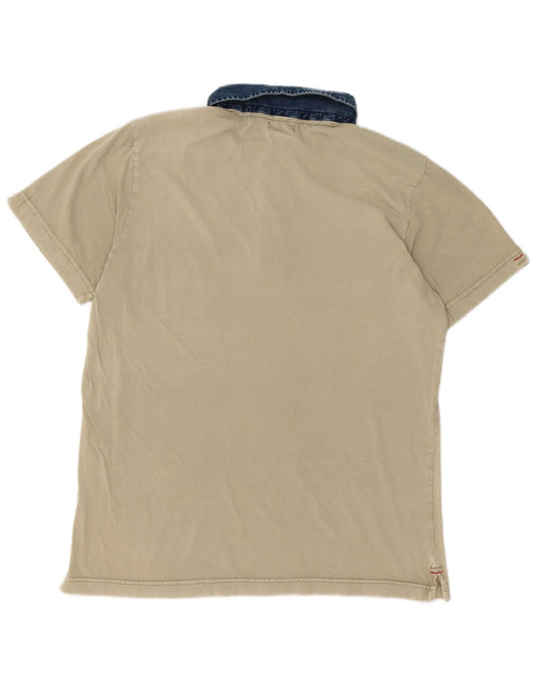 Polo grafica da uomo Marlboro Classics Large verde color block