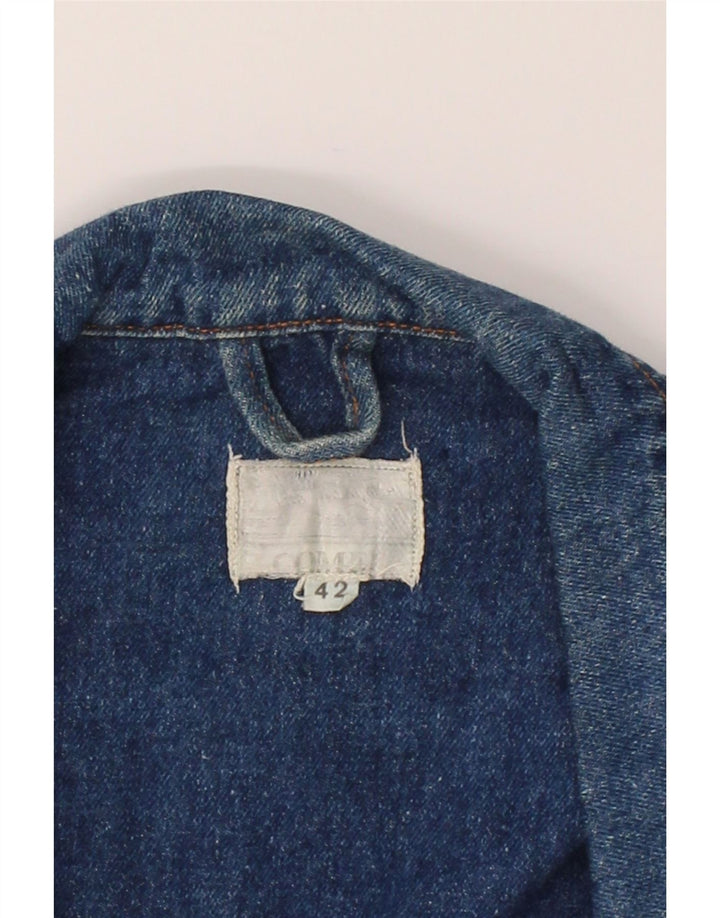 COMERO Womens Oversized Denim Jacket EU 42 Large Blue Cotton Vintage Comero and Second-Hand Comero from Messina Hembry 