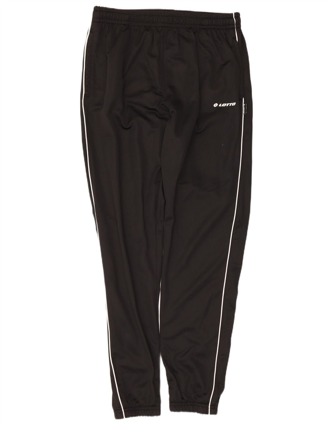 Pantaloni da tuta da uomo Lotto Joggers grandi in poliestere nero