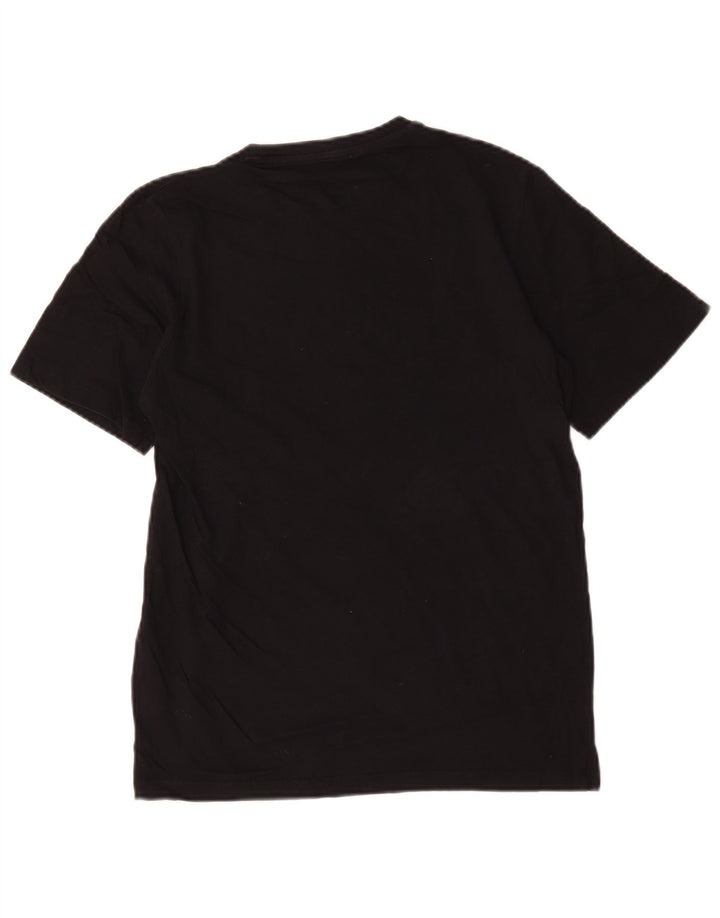 T-shirt grafica da uomo Jack & Jones Top piccola in cotone nero