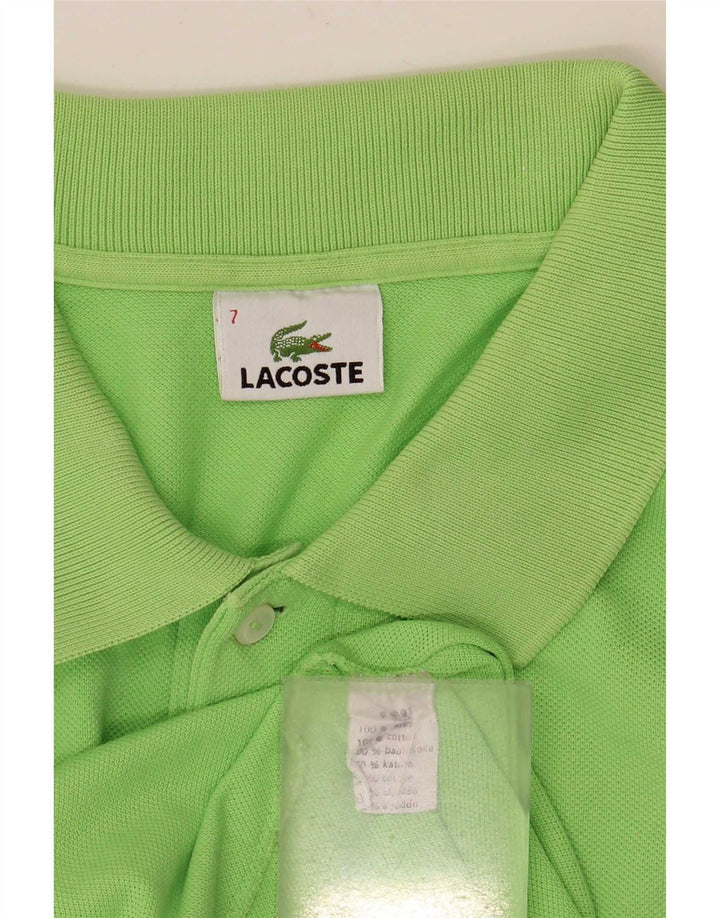 Polo da uomo Lacoste taglia 7 2XL cotone verde