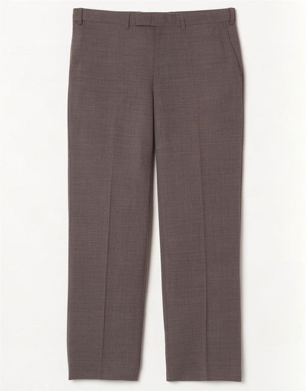 Pantaloni da abito vestibilità regolare da uomo Marks & Spencer W32 L31 lana grigia