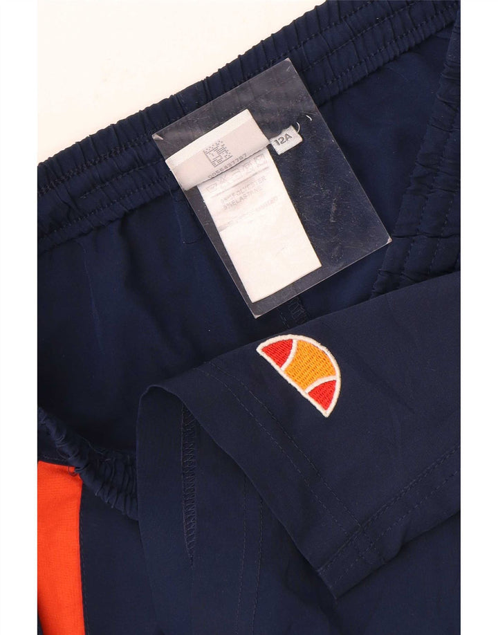 Pantaloncini sportivi da ragazzo Ellesse 11-12 anni in poliestere blu navy