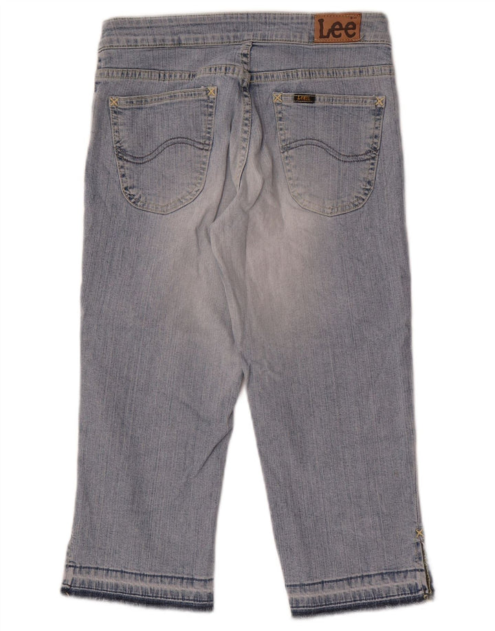 Jeans Capri da donna Lee W27 L19 cotone blu