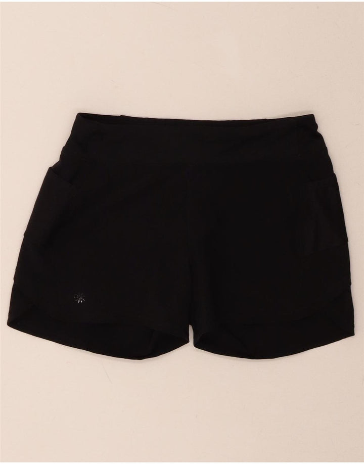 ATHLETA Girls Sport Shorts 13-14 Years XL Black Polyester Vintage Athleta and Second-Hand Athleta from Messina Hembry 