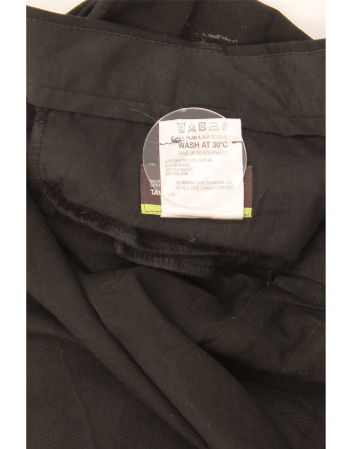 Pantaloni da abito dritti su misura da uomo Marks & Spencer W40 L31 neri