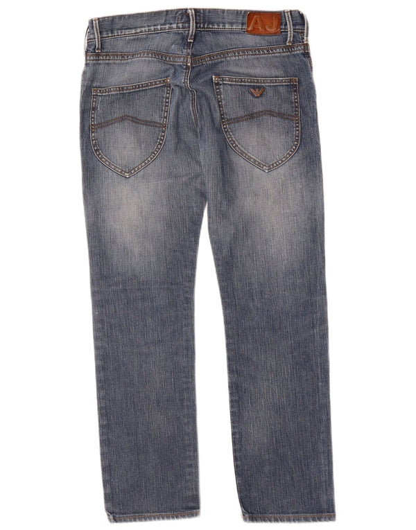 Jeans dritti da uomo Armani W32 L30 Blu
