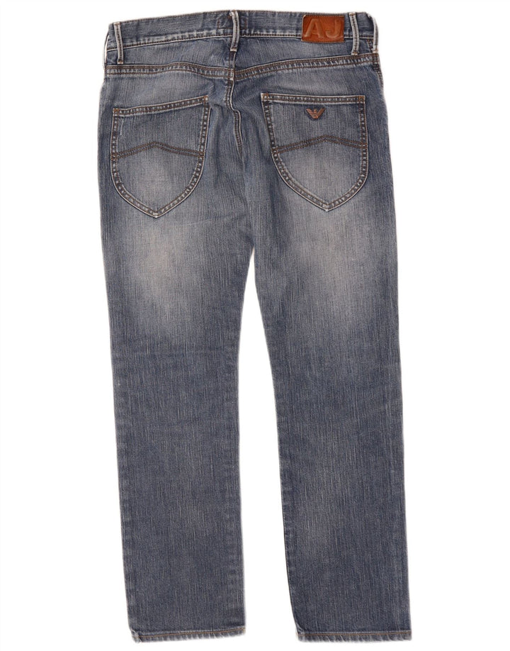 Jeans dritti da uomo Armani W32 L30 Blu