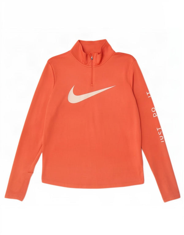 Top da tuta Nike Dri Fit Graphic Pullover da donna UK 16 Large Rosa
