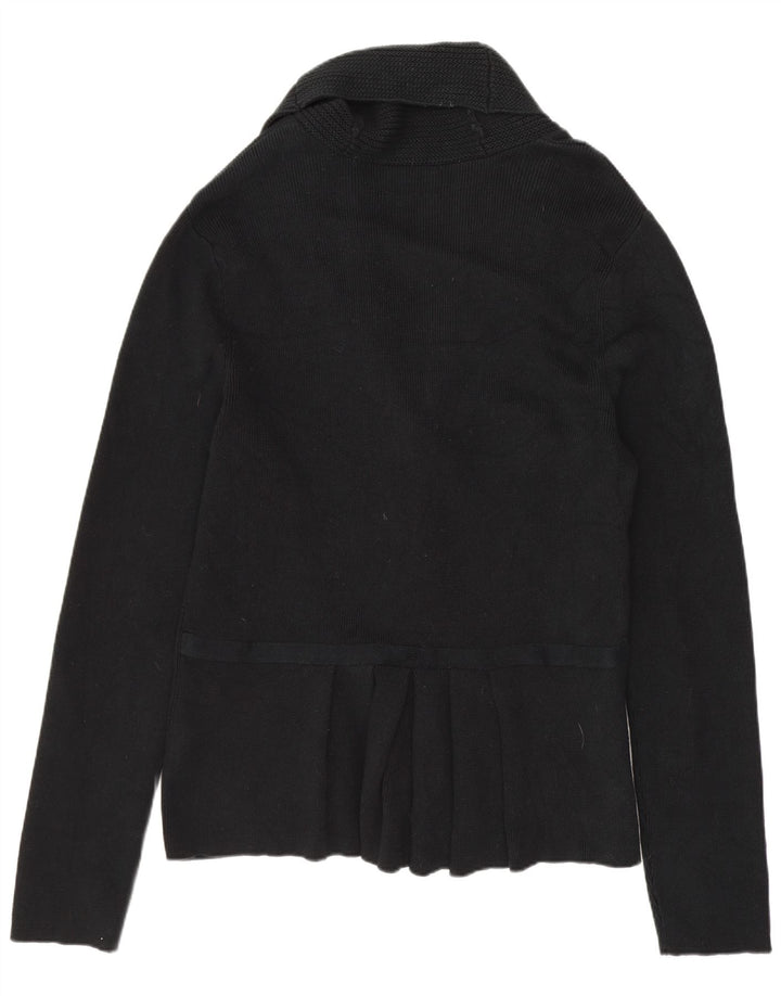 Maglione cardigan da donna CHAPS UK 18 XL cotone nero