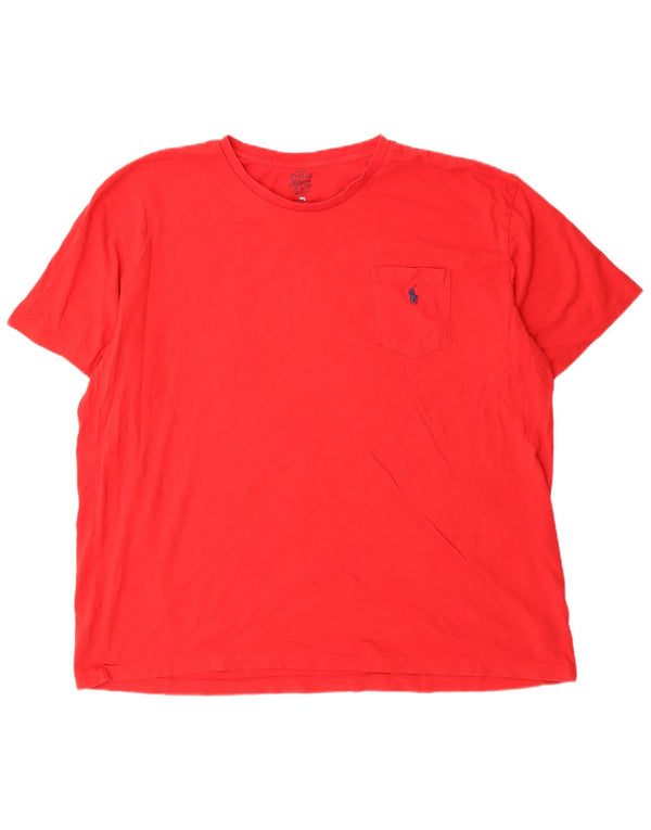 T-shirt da uomo Polo Ralph Lauren Top 2XL in cotone rosso