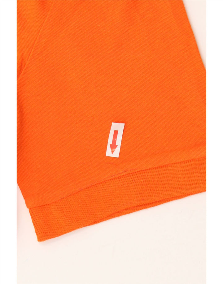 Polo Uomo Kappa Large Arancione In Cotone