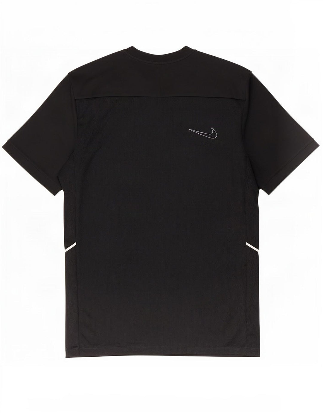 T-shirt Nike da uomo Dri Fit Slim, parte superiore in poliestere nero medio