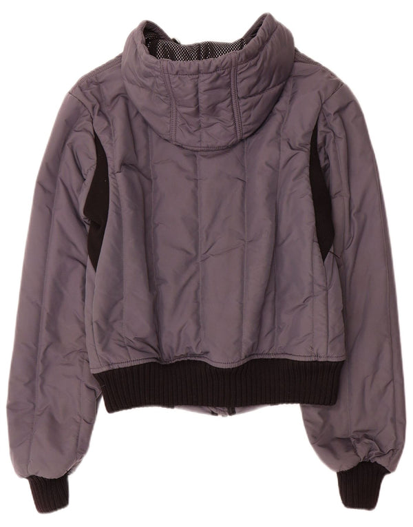 Giacca antipioggia da donna con cappuccio Refrigiwear IT 44 Nylon color block grigio medio