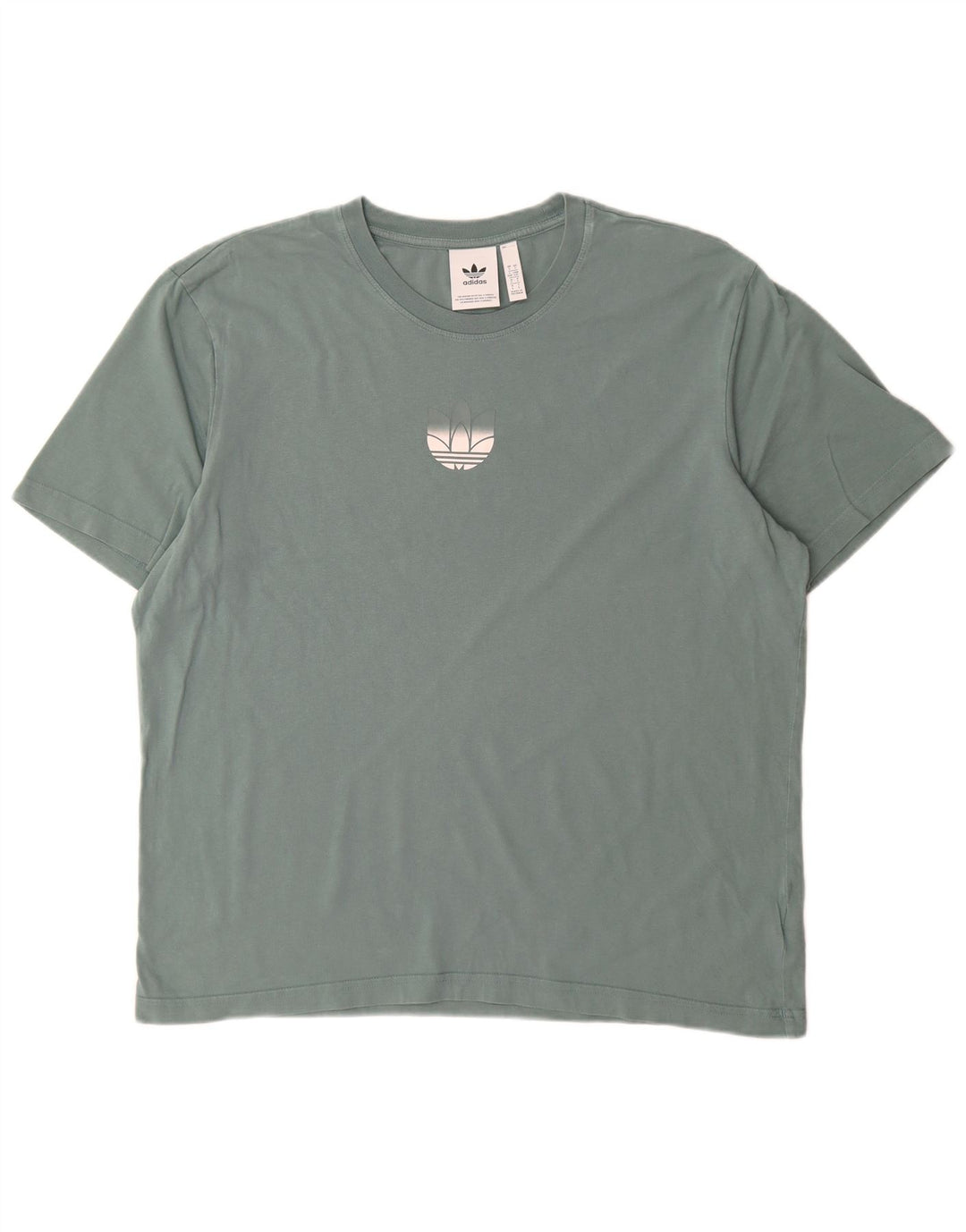 Maglietta Adidas da uomo Top Large in cotone blu
