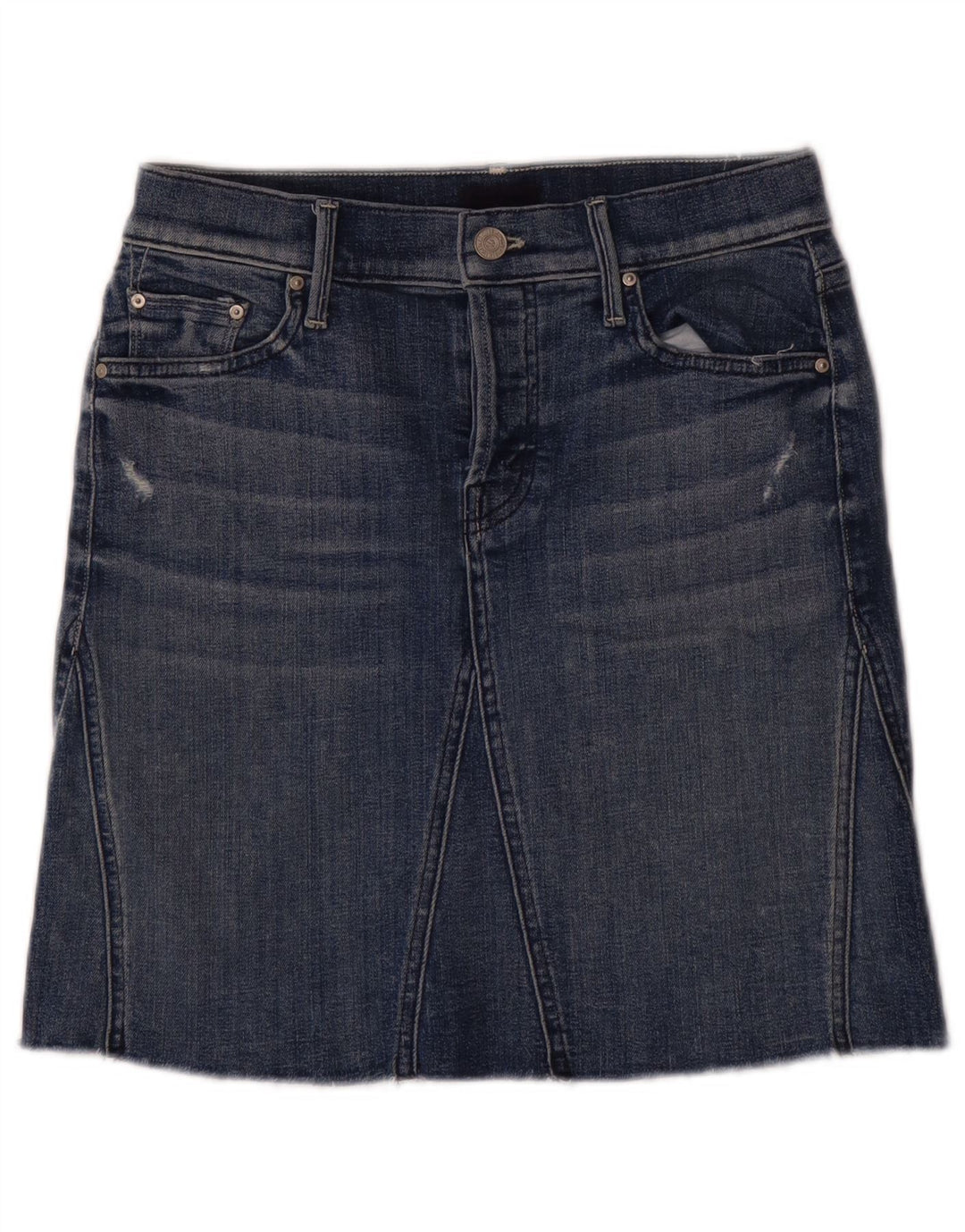 Gonna in denim da donna Mother W25 XS Blu