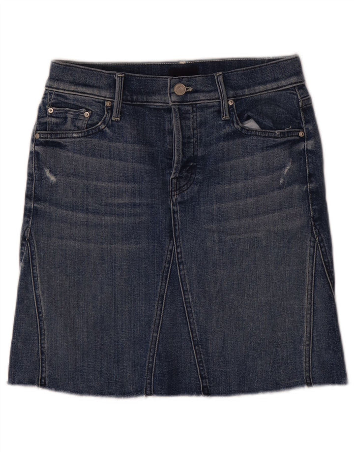 Gonna in denim da donna Mother W25 XS Blu
