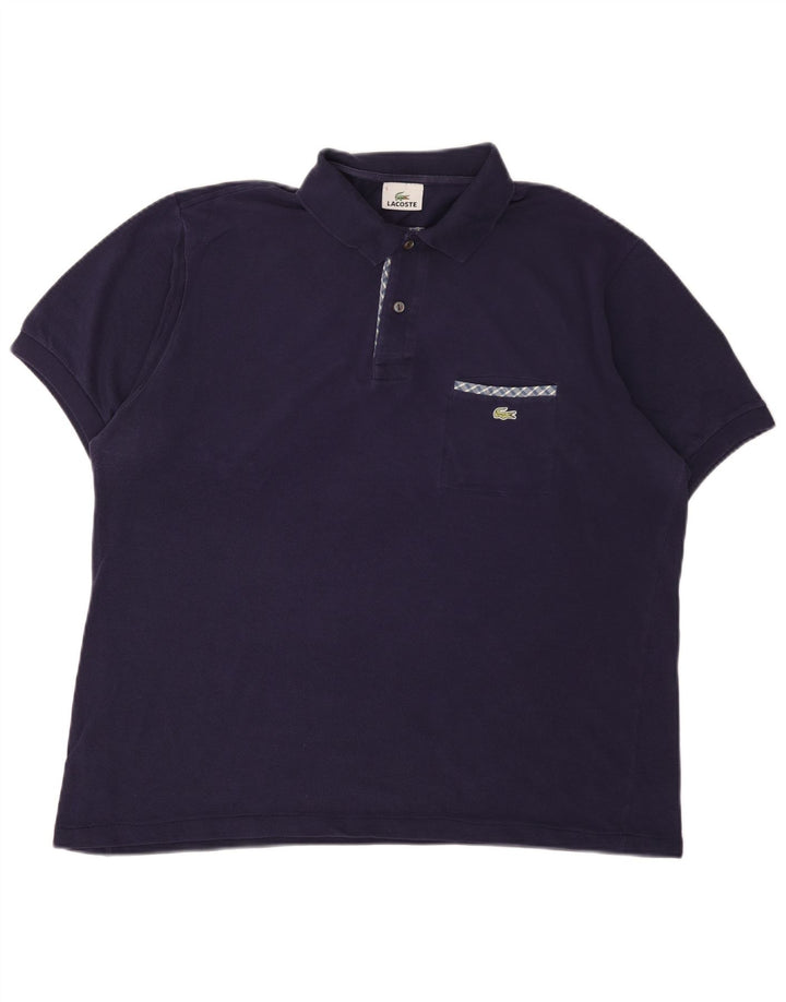 Polo da uomo Lacoste taglia 5 grande blu navy