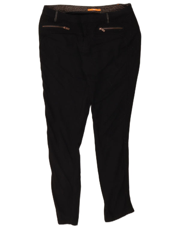 Pantaloni casual skinny da donna Hugo Boss UK 10 piccoli W32 L28 neri