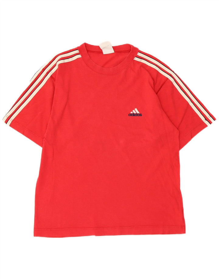 T-shirt da uomo ADIDAS Top UK 34/36 piccola in cotone rosso