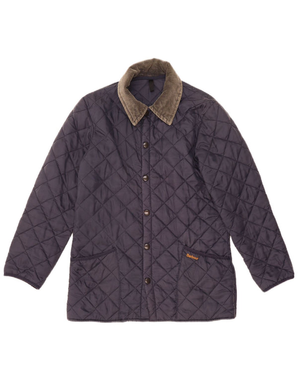 Giacca trapuntata da uomo Barbour UK 38 Medium Navy Blue Colourblock