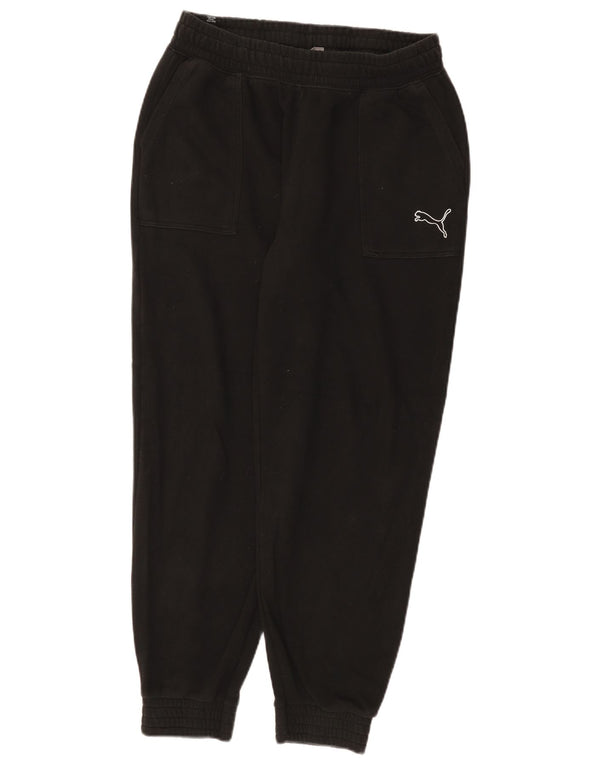 Pantaloni da tuta da uomo Puma Joggers Medium Black Cotton