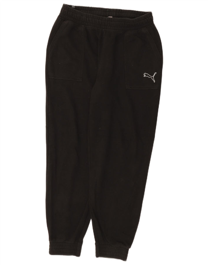 Pantaloni da tuta da uomo Puma Joggers Medium Black Cotton